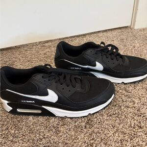 Nike Air Max Black and White Sneakers